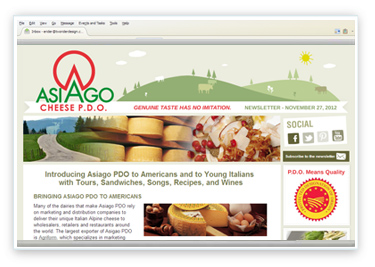 Asiago Email Template Design