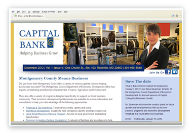 Capital Bank Email Design